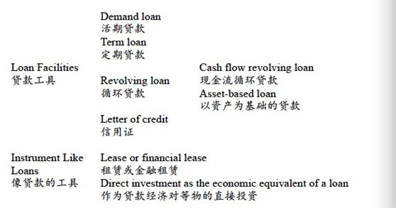 Loans and Instrument Like Loans